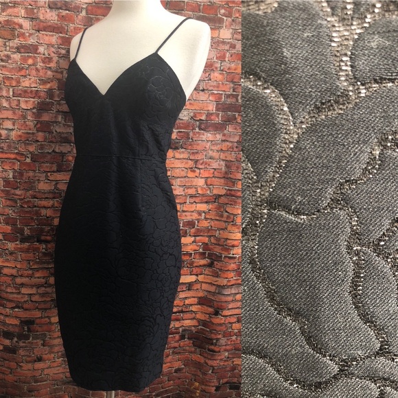 J. Crew Dresses & Skirts - J Crew Little Black Dress with Floral & Sparkle